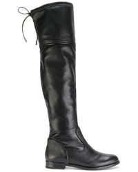 Anna Baiguera Over The Knee Eco Suede Panel Boots