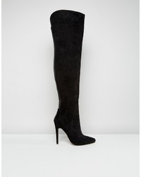 Lipsy Panel Heeled Over The Knee Boots