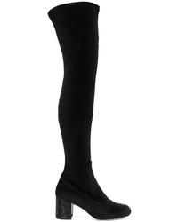 Rene Caovilla Ren Caovilla Studded Thigh Length Boots