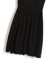 ChicNova Black Tank Dress With Lace Details