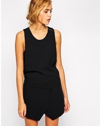 By Zoé By Zoe Sleeveless Dress With Cross Front Skirt
