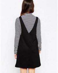 Asos Collection Casual Pinafore Dress In Ponte