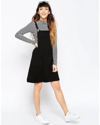 Asos Collection Casual Pinafore Dress In Ponte