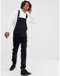 Brooklyn Supply Co. Brooklyn Supply Co Dungarees In Washed Black