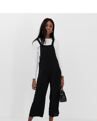 New Look Tall Dungaree Jumpsuit In Black