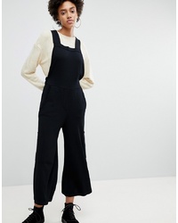 ASOS WHITE Knitted Apron Jumpsuit