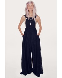 Wildfox Couture Rodeo Queen Dungarees In Clean Black