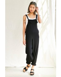 Urban Outfitters Urban Renewal Remade Linen Tie Front Overall