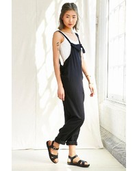 Urban Outfitters Urban Renewal Remade Linen Tie Front Overall
