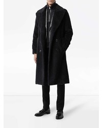 Burberry Alpaca Wool Cotton Double Breasted Coat