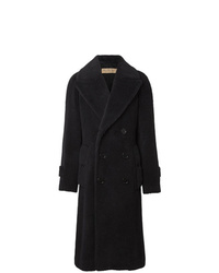 Burberry Alpaca Wool Cotton Double Breasted Coat