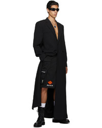 Vetements Black 20 Long Tailored Coat