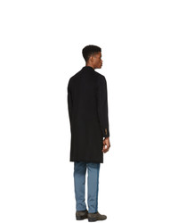 Givenchy Black 4g Buttons Long Coat