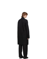 Frenckenberger Black Cashmere Double Felted Coat
