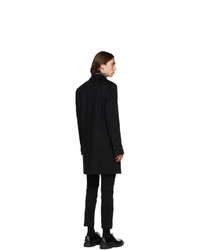 Hugo Black Cashmere Migor Coat