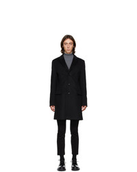 Hugo Black Cashmere Migor Coat