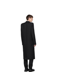 Bottega Veneta Black Compact Wool Coat