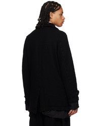 Black Comme Des Garçons Black Double Breasted Coat