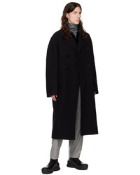 Jil Sander Black Double Breasted Coat
