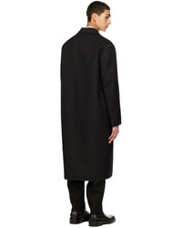 Jil Sander Black Double Faced Coat