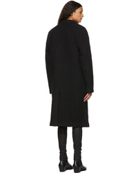 FREI-MUT Black Felted Wool Austin Coat