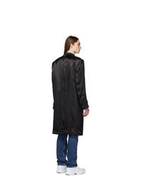 Vetements Black Inside Out Coat