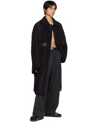 Balenciaga Black Inside Out Coat