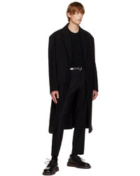 Solid Homme Black Minimal Coat