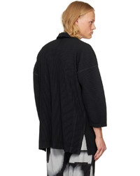 Homme Plissé Issey Miyake Black Monthly Color October Coat