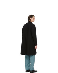 Issey Miyake Men Black Nep Tweed Coat