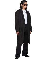 LU'U DAN Black Oversized Tailored Coat