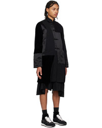 Black Comme Des Garçons Black Patchwork Coat