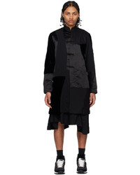 Black Comme Des Garçons Black Patchwork Coat