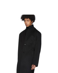 MACKINTOSH Black Rain System Wool Stanley Coat