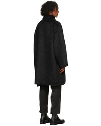 Valentino Black Shag Knit Coat