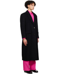 Valentino Black Single Breasted Coat