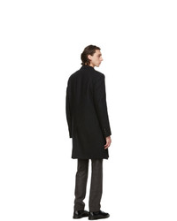 Raf Simons Black Slim Fit Double Breasted Coat