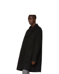 Rick Owens Black Soft Coat