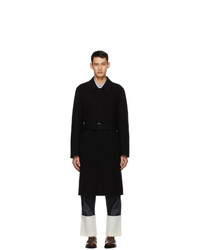 Loewe Black Wool And Cashmere Coat
