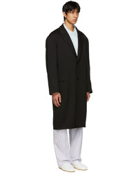 Lemaire Black Wool Coat