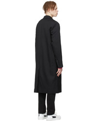 AMI Alexandre Mattiussi Black Wool Coat