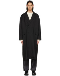 mfpen Black Wool Db Coat