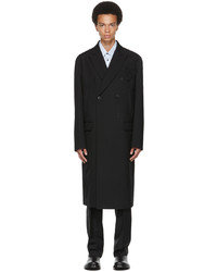 Valentino Black Wool Garden Coat
