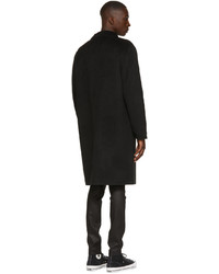 Ksubi Black Wool Mogul Coat