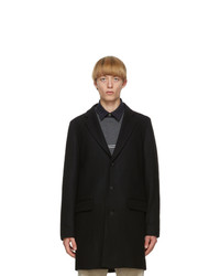 A.P.C. Black Wool Visconti Coat