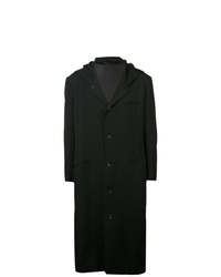 Yohji Yamamoto Boxy Hooded Coat