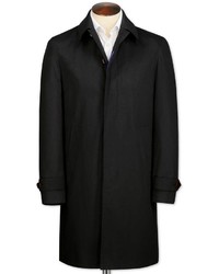 Kenneth Cole New York Egan Double Breasted Wool Blend Over Coat Slim ...