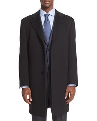 Canali Classic Fit Wool Cashmere Topcoat