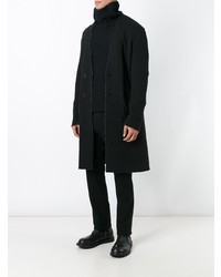 Forme D'expression Collarless Duster Coat Black