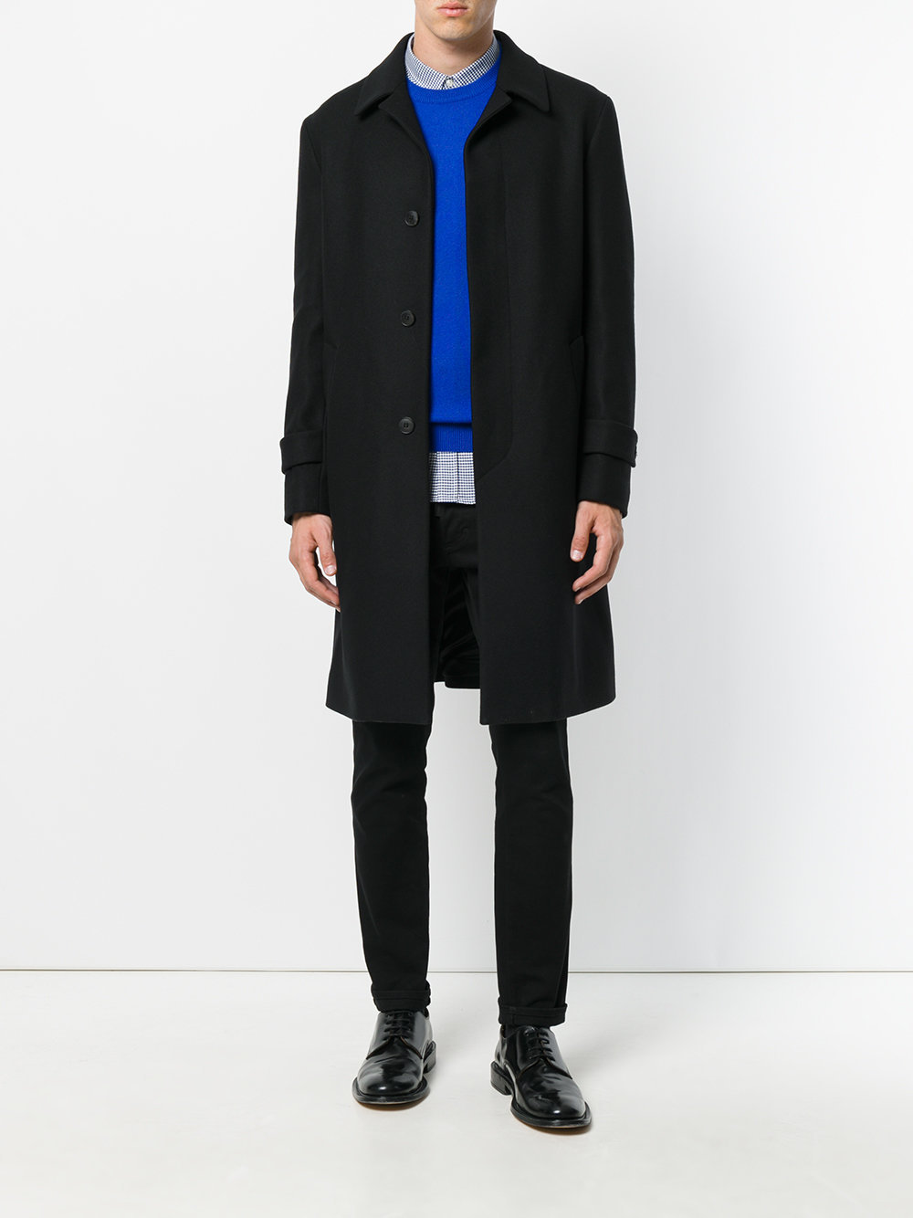 Hevo Concealed Button Coat, $518 | farfetch.com | Lookastic